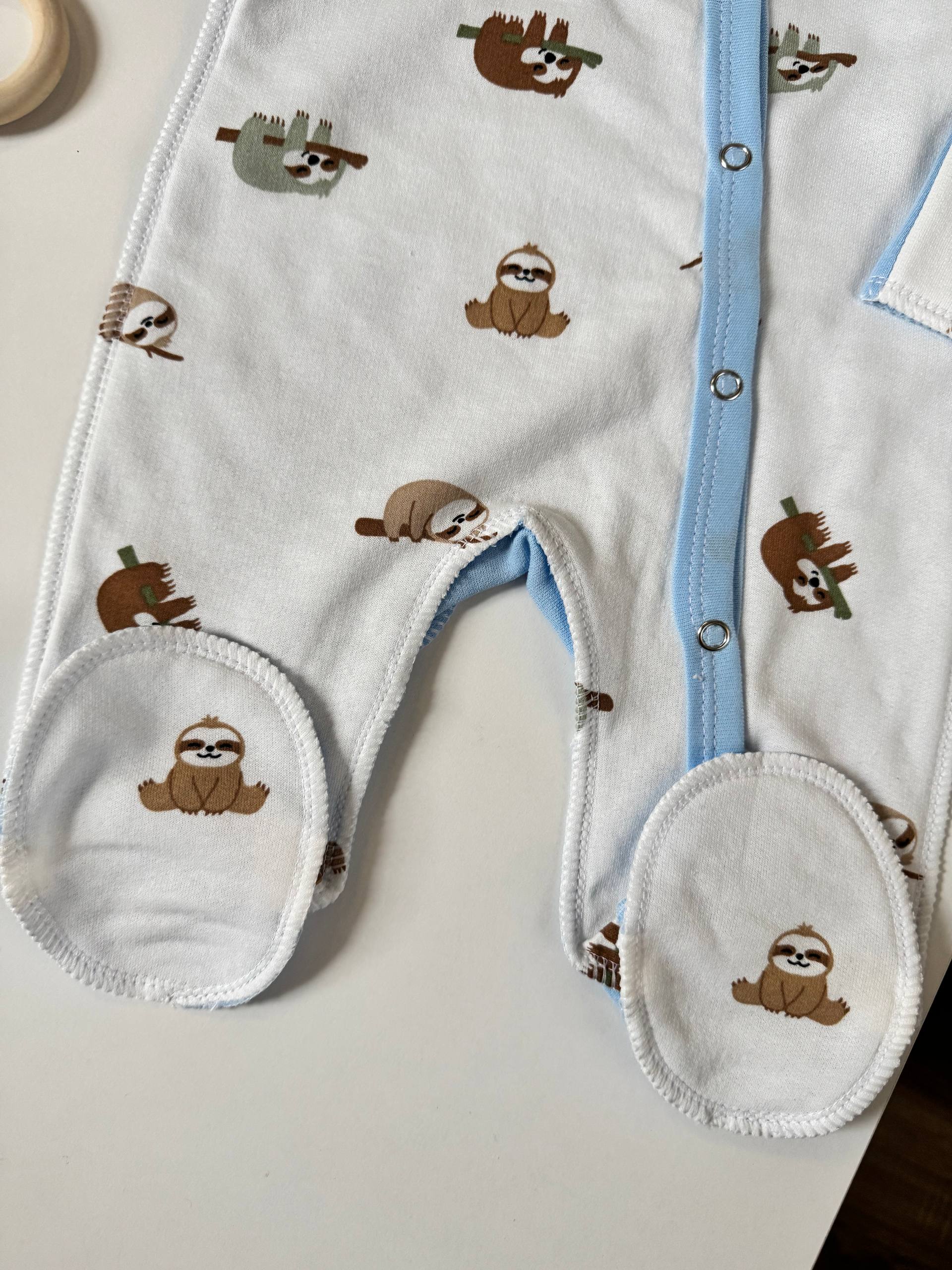 Чоловічок для новонароджених футер 56 - Фото 2 | Дитячий одяг Store Olivka