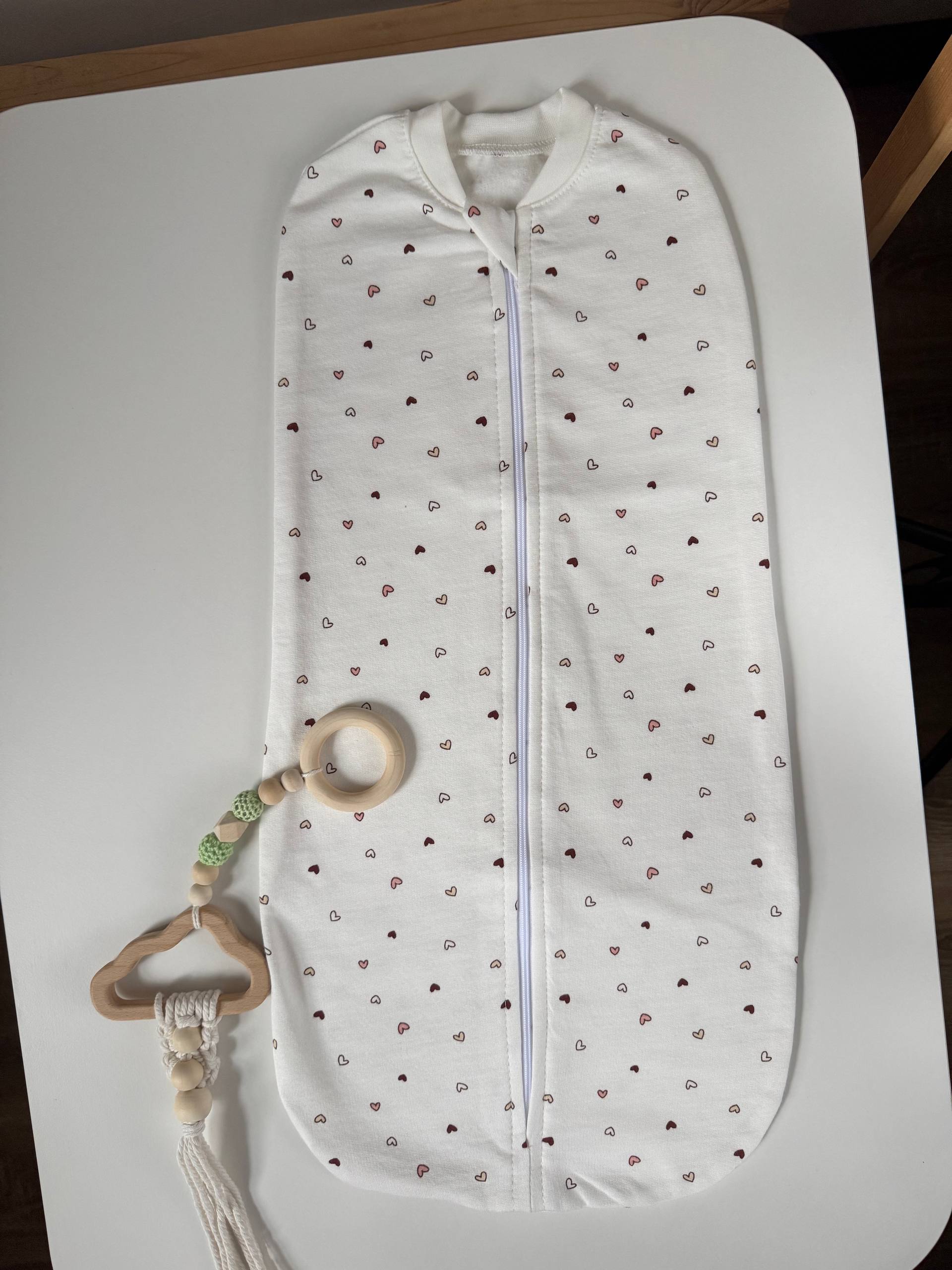 Кокон для новонароджених футер 56-62 європелюшка на блискавці - Головне фото | Дитячий одяг Store Olivka