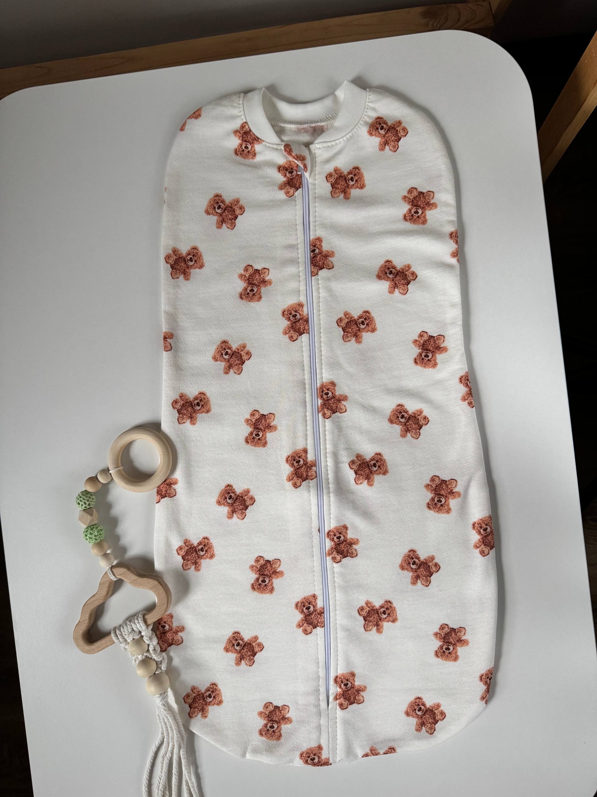 Кокон для новонароджених футер 56-62 європелюшка на блискавці - Головне фото | Дитячий одяг Store Olivka