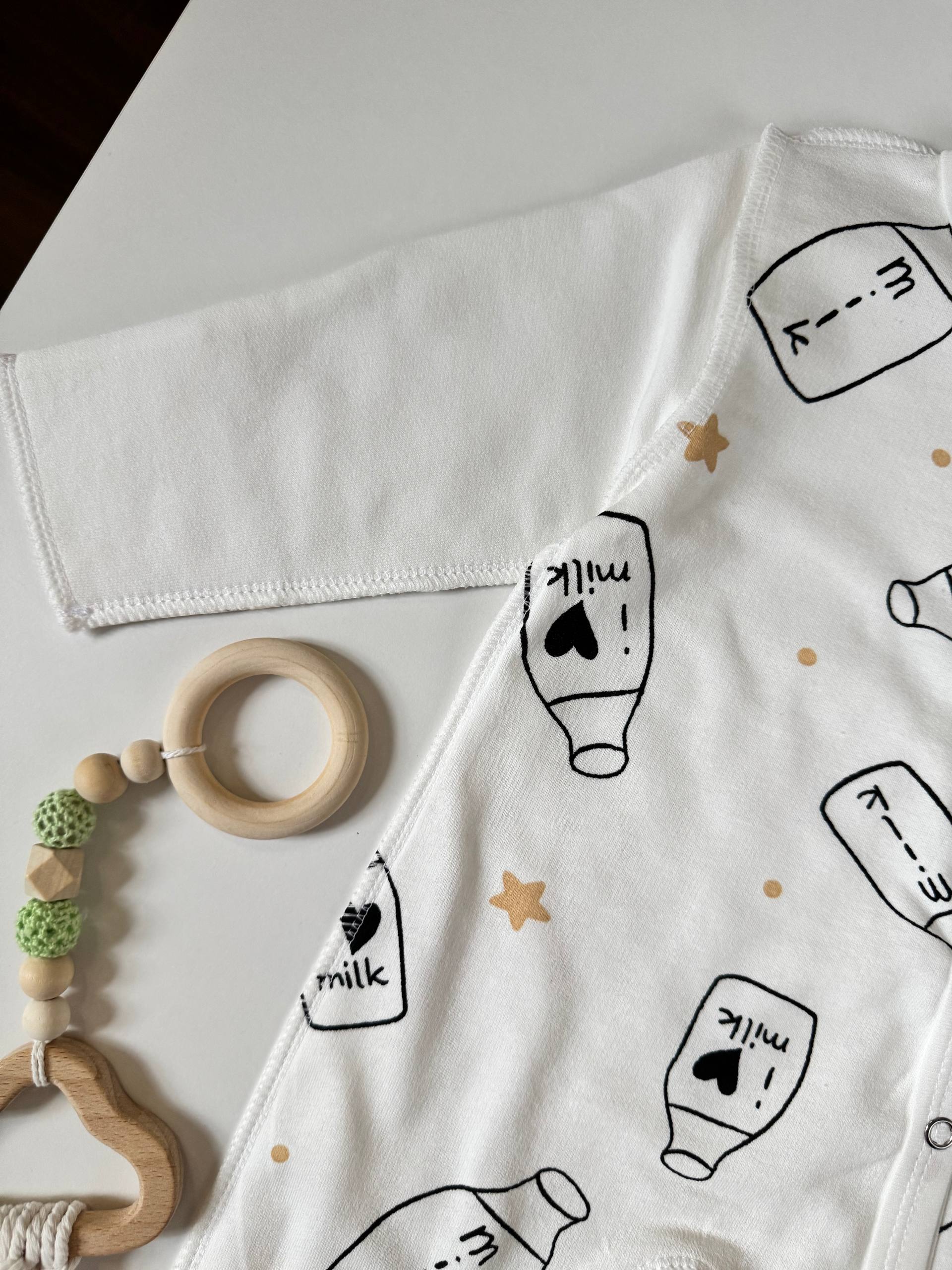 Чоловічок для новонароджених футер 56 - Фото 3 | Дитячий одяг Store Olivka