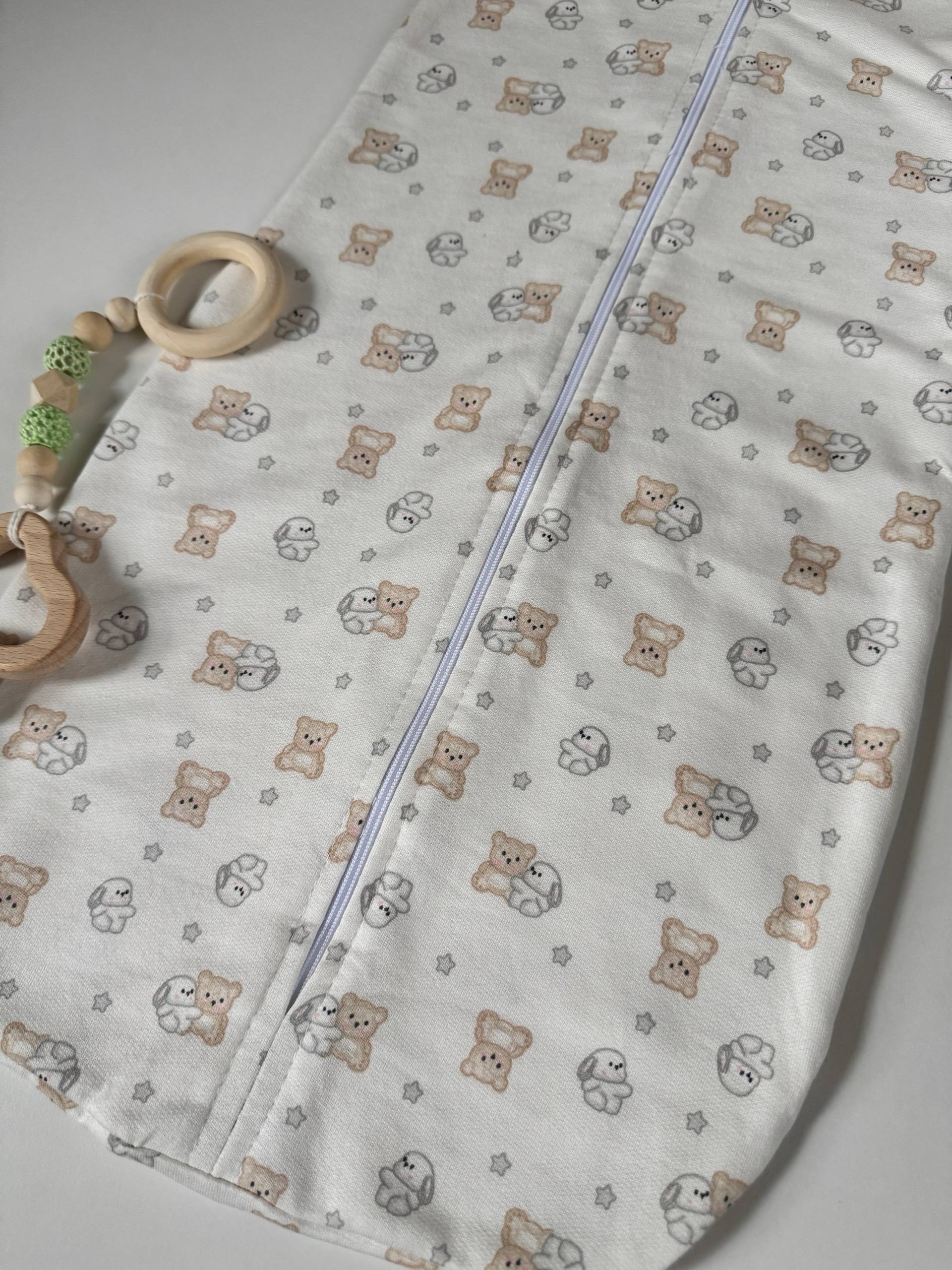 Кокон для новонароджених футер 56-62 європелюшка на блискавці - Фото 3 | Дитячий одяг Store Olivka