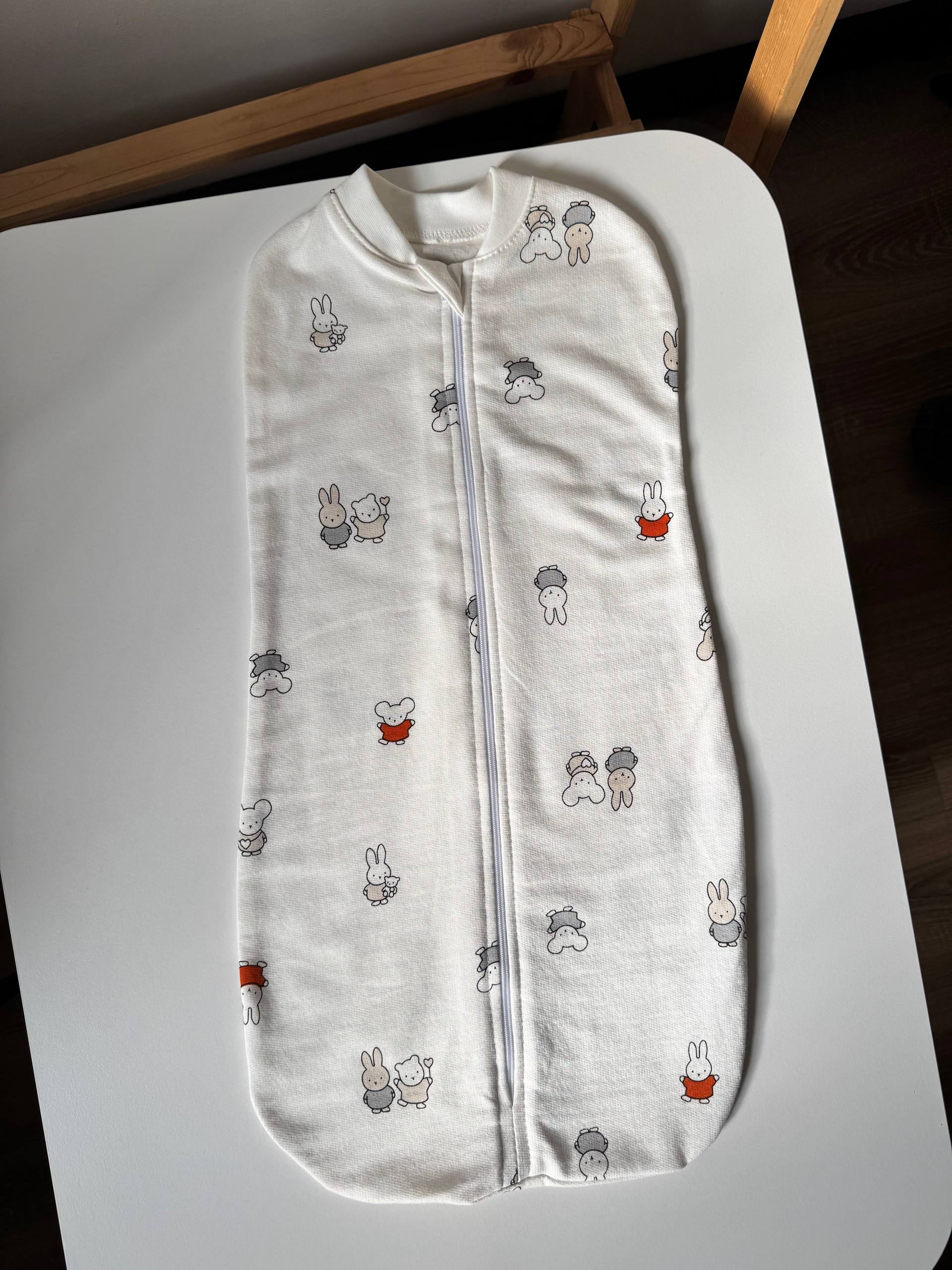 Кокон для новонароджених футер 56-62 європелюшка на блискавці - Головне фото | Дитячий одяг Store Olivka