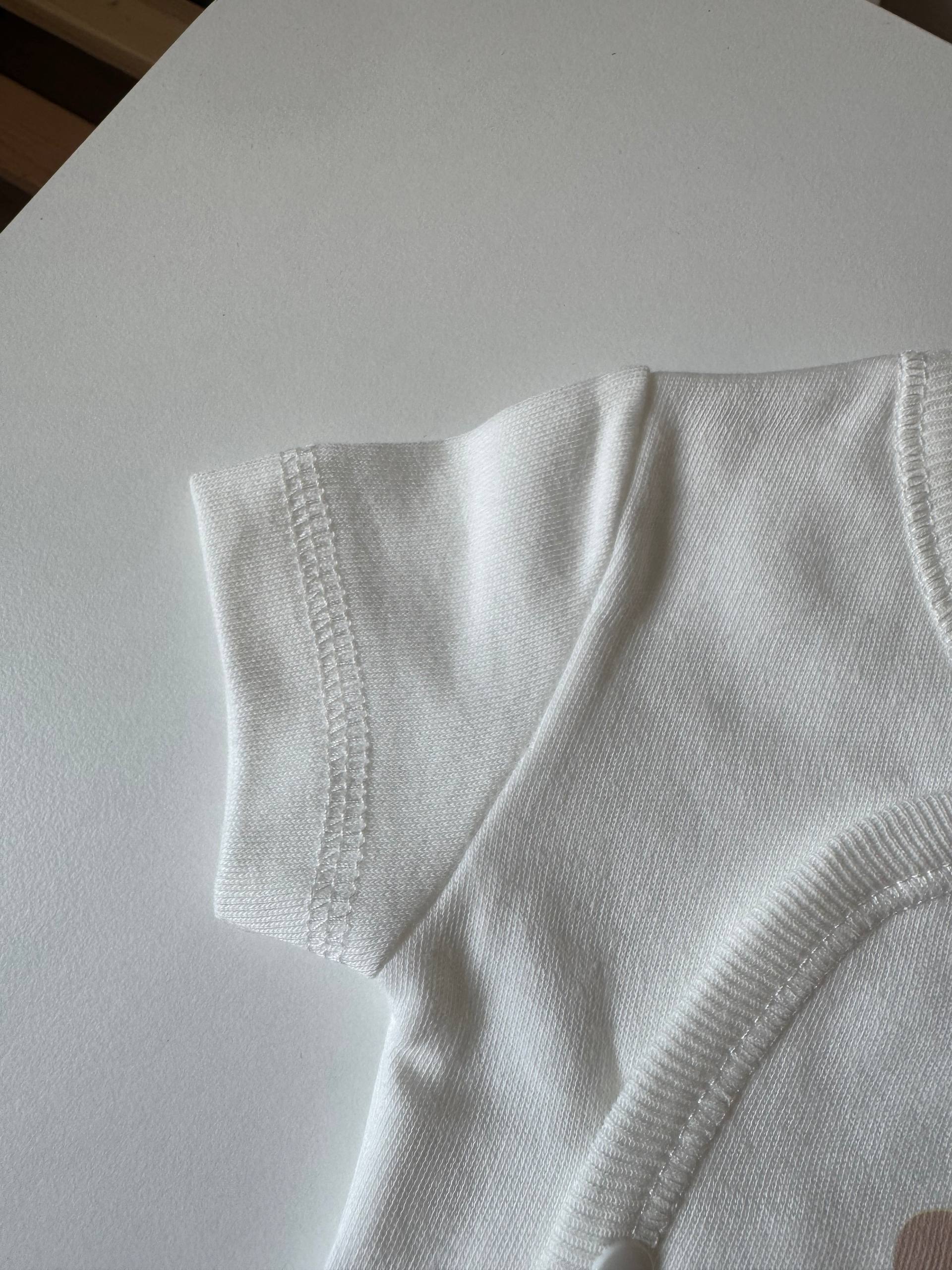 Боді для новонароджених інтерлок 56 короткий рукав - Фото 4 | Дитячий одяг Store Olivka