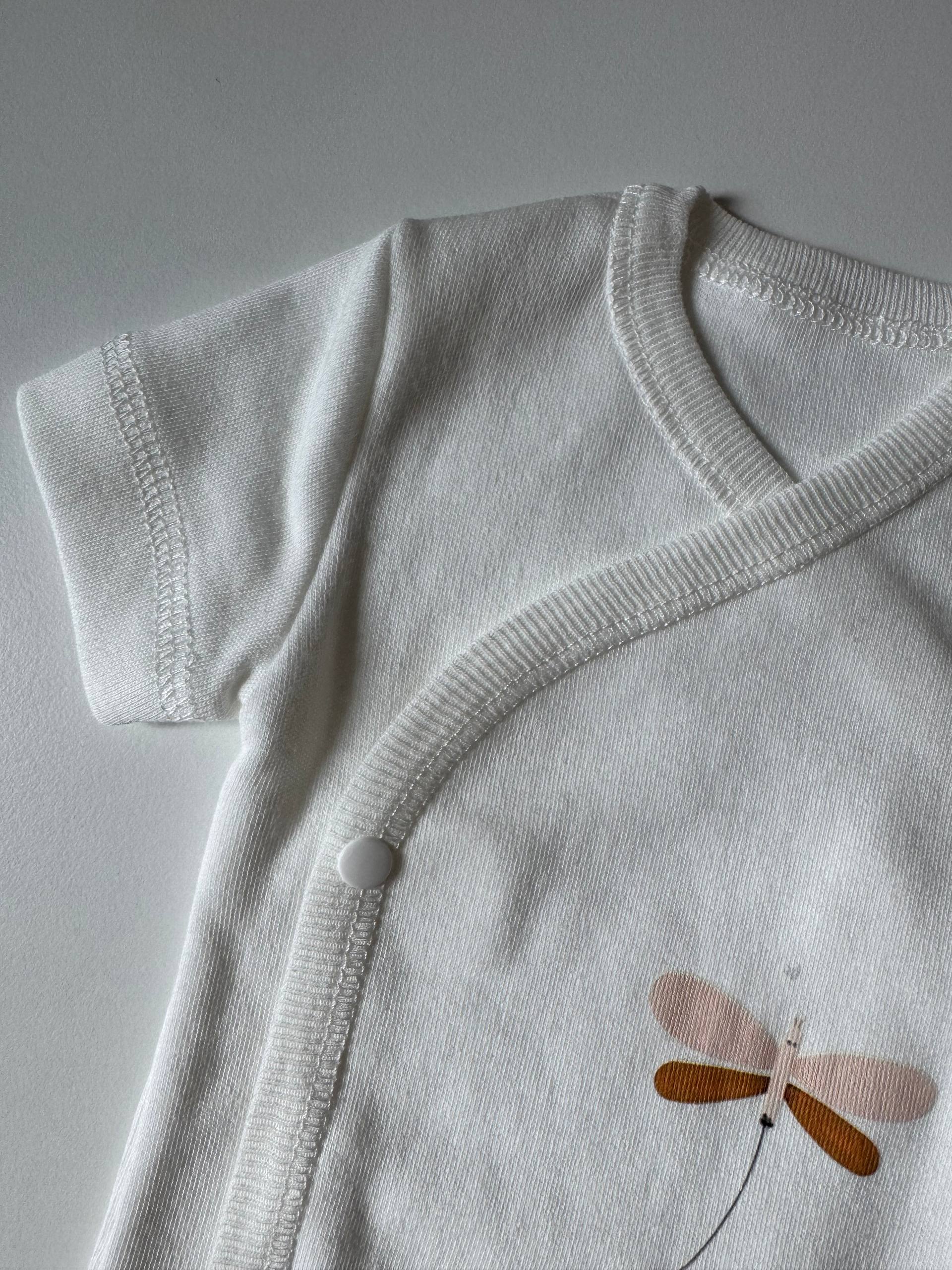 Боді для новонароджених інтерлок 56 короткий рукав - Фото 3 | Дитячий одяг Store Olivka