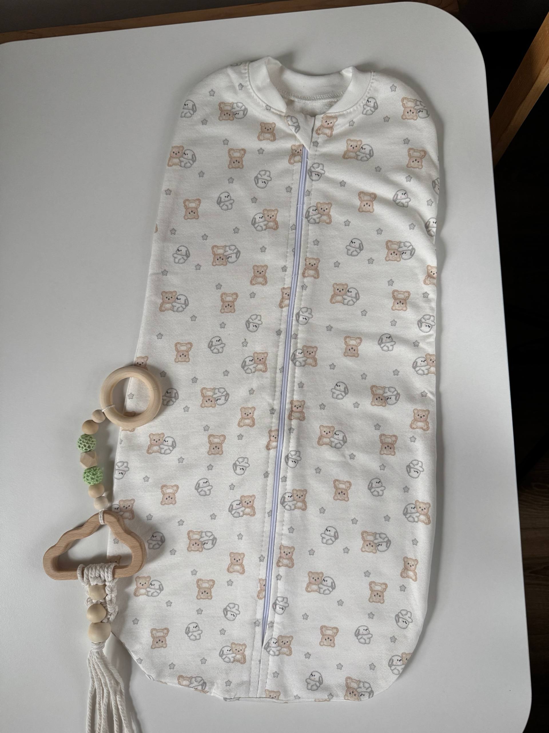 Кокон для новонароджених футер 56-62 європелюшка на блискавці - Головне фото | Дитячий одяг Store Olivka