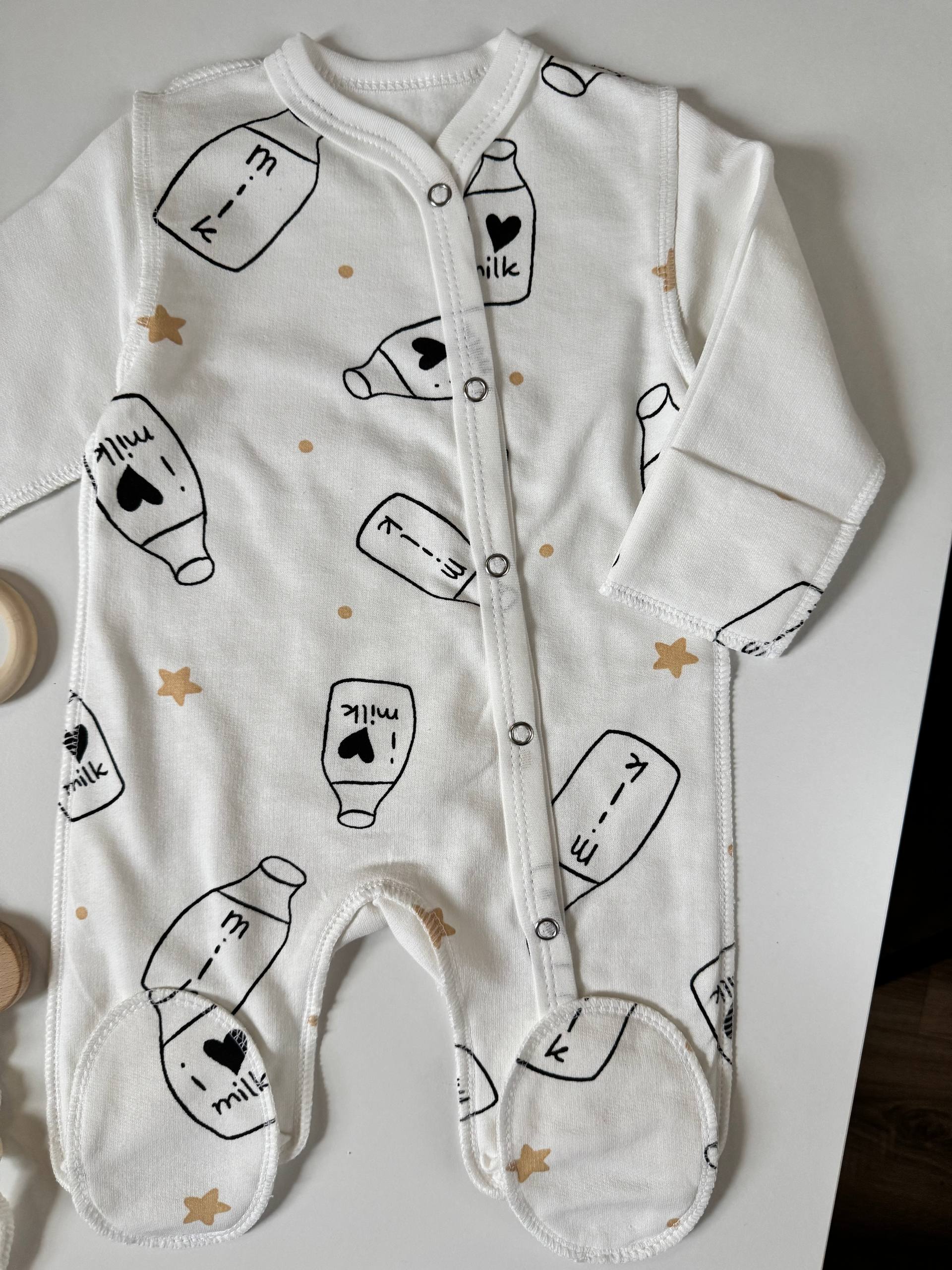 Чоловічок для новонароджених футер 56 - Фото 2 | Дитячий одяг Store Olivka