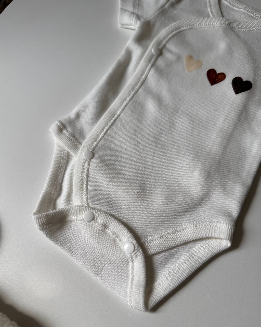 Боді для новонароджених інтерлок 56 короткий рукав - Фото 3 | Дитячий одяг Store Olivka