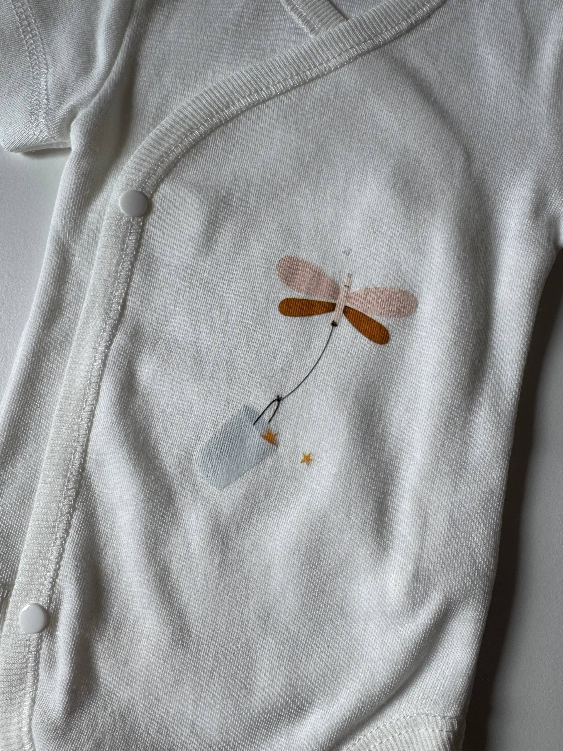 Боді для новонароджених інтерлок 56 короткий рукав - Фото 2 | Дитячий одяг Store Olivka