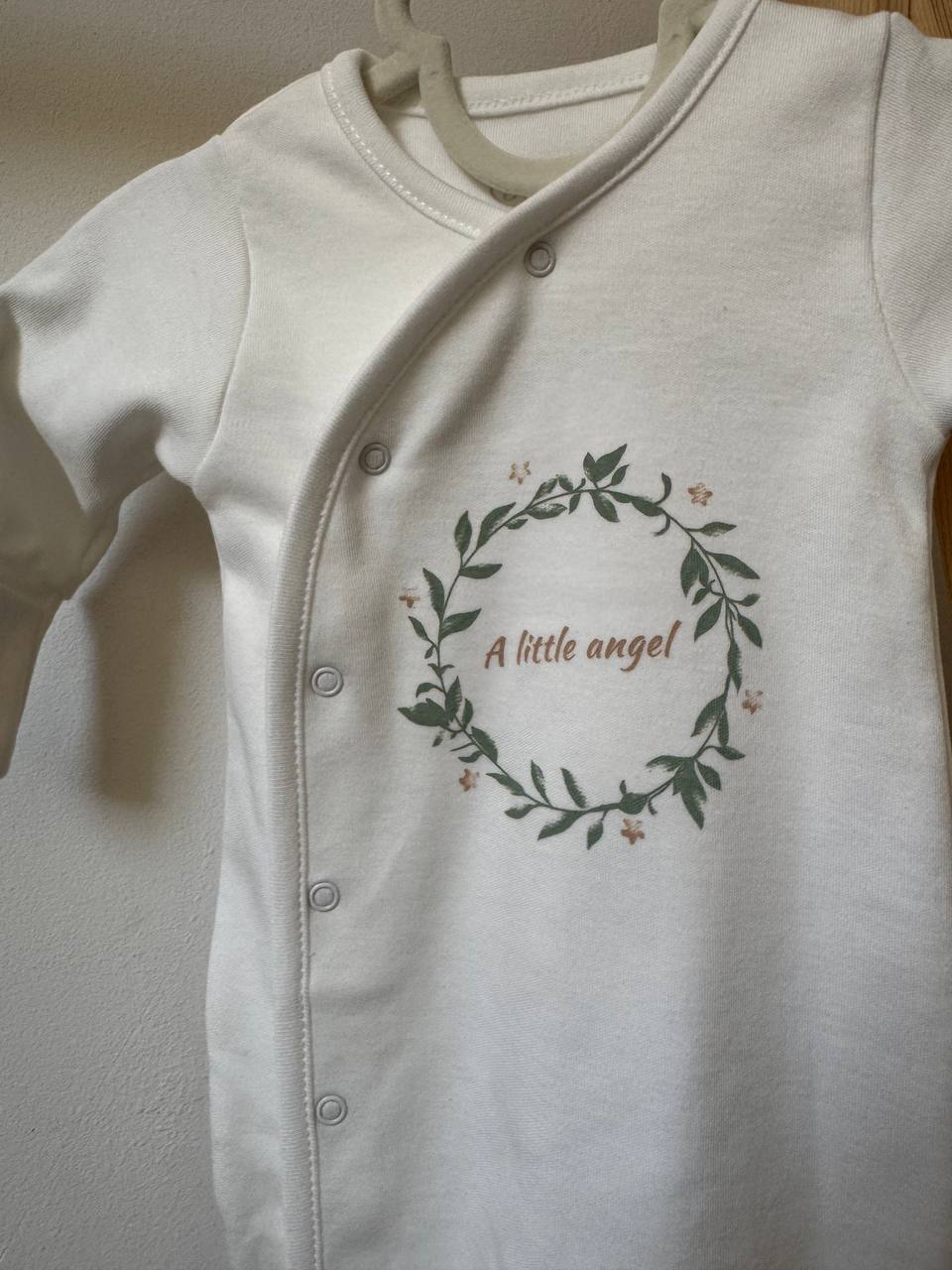 Чоловічок для новонароджених інтерлок 56 - Фото 2 | Дитячий одяг Store Olivka