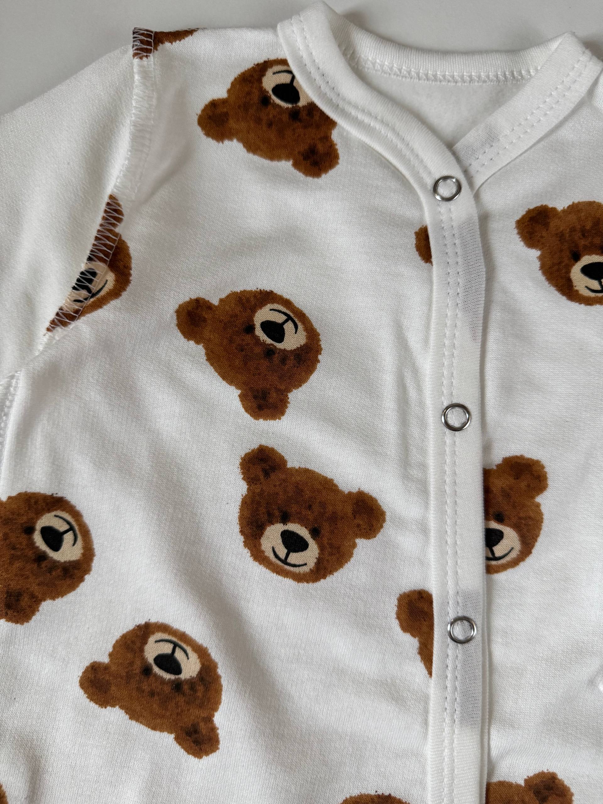 Чоловічок для новонароджених футер 56 - Фото 5 | Дитячий одяг Store Olivka